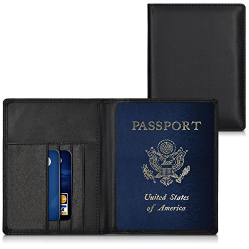 kwmobile Funda con bloqueo RFID para pasaporte y DNI estuche de cuero sint tico para tarjetas de cr dito - cubierta con tarjetero en negro reviews kwmobile Funda con bloqueo RFID para pasaporte y DNI estuche de cuero sint tico para tarjetas de cr dito - cubierta con tarjetero en negro