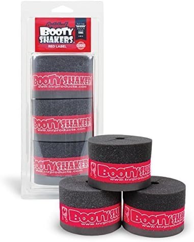 Floor Tom Isolation Mount - Fits all Brands of Drums โ Booty Shakers (Red - 3 Pack)