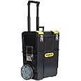 STANLEY 2 in 1 Rolling Toolbox with Pull Handle, Detachable Toolbox, Portable Tote Tray for Tools and Small Parts, 1-70-327