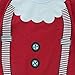 iiniim Baby Boys Christmas Santa Romper with Hat Outfit Sets Red 6-12 Months