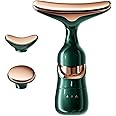 Tiyafuro Electric Face Massager for Glowing Skin, 3 in 1 Anti Wrinkles Face Neck Eyes Massager, Face Lifting Device for Anti-Aging, Skin Tightening and Facial Slimming (Multicolor)