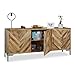 Produktbild Native Home Sideboard Zickzack-Muster, Kommode Mango-Holz, Highboard Wohnzimmer, Anrichte massiv, HxBxT 75 x 177 x 45 cm