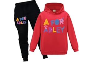 OAIXIUR Adley Merch Outfit Fashion Hoodies & Trousers 2pcs Sportswear for Boys Girls
