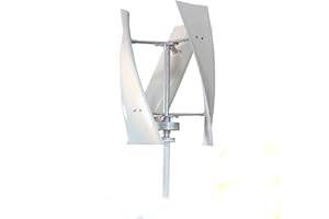 GAOFQ Turbina eolica, 12v 24v 48v 3000w Generatore Eolico Verticale Silenzioso di Piccola energia Generatore Eolico Verticale Portatile Domestico con Controller MPPT (48v)