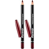 Flormar Dudak Kalemi- Waterproof Lipliner Elegant Bordeaux 8690604111053 47000037-205 One Size (2 paketi)