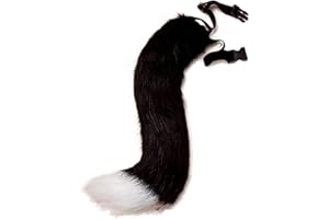 PPFINE Kunstpelz Wolf Fuchs Kostüm Schwanz Erwachsene Kinder Cosplay Halloween Weihnachtsfeier