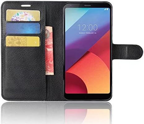 ROCKWEY Sumsung Galaxy A7 2018 Case,Retro Vintage PU Leather Wallet Flip Case Cover for Sumsung Galaxy A7 2018-Black