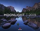 Moonlight 2019, Wandkalender im Querformat (54x42 cm) - Inspirationskalender / Landschaftskalender mit Nachtaufnahmen mit Monatskalendarium by 