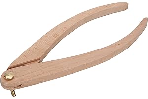 UXSIYA Pottery Tools Pinza per Misurazione in Legno Strumento per la misurazione della distanza di posizionamento del righello in legno con calibro Calibro in Legno da 20,3 cm Blu