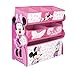 Disney Minnie Mouse Multi-Bin Toy Organizer (Pink)
