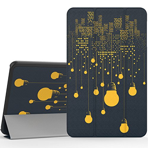 MoKo Samsung Galaxy Tab A 10.1 Hülle - Ultra Lightweight Slim PU Leder Schutzhülle Smart Case mit Standfunktion und Auto Sleep / Wake Up Funktion für Samsung Galaxy Tab A 10.1 Zoll (2016) Wi-Fi/ LTE T580N / T585N Tablet-PC, Nachtlicht