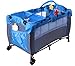 Portable Baby Child Travel Cot Bed Bassinet Play Pen Playpen (blue)