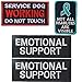 Produktbild Emotional Support Service Tier-Westen/Geschirre Emblem bestickt Verschluss Haken & Schlaufe Patch, 15 x 5 cm I
