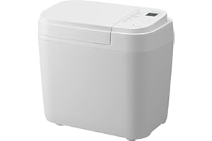 Panasonic SD-B2510 Automatic Bread maker, 21 Programmes, 4 Gluten-Free Mode, Dual Temperature Sensors, 13 Hours Digital Timer, White