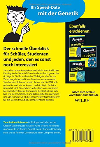 Book's Cover of Genetik kompakt für Dummies