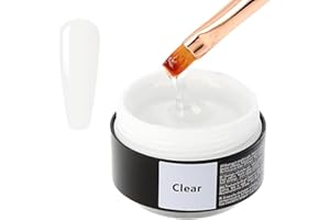 ‎SINCERO SALON SINCERO SALON Aufbaugel für Gelnägel - Clear - UV Gel zur Nagelverlängerung und Modellage - Nail Art Gel Nagel - Acrylgel für Nägel - Farbgel für Gelnägel - Versiegelungsgel für Gelnägel - 15ml