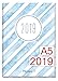 Produktbild Chäff-Timer Classic A5 Kalender 2019 [Aquarell-Streifen] 12 Monate Jan-Dez 2019 - Terminkalender mit Wochenplaner - Organizer - Wochenkalender