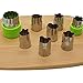 Produktbild Mengonee 8pcs / Set Edelstahl-Frucht-Blumen-Form-Cutter Salat Carving Gemüse Mold Küchenhelfer Plätzchen Fondant