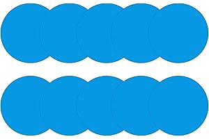 BigCheer Patches Für Pool,Selbstklebende Reparaturflicken Pool Für Schwimmbecken, 10 STK PVC Reparaturset Pool, Reparatur Pool Flicken, Klebeflicken Pool Für Wasserbett, Pool