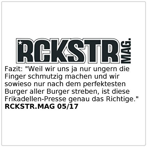 Rosenstein & Söhne Hamburger-Frikadellen-Presse für 2 perfekte Pattys - 6