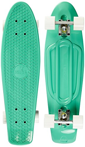 Ridge Skateboards Pastels, Skateboard Unisex - Adulto, Mint/Bianco, 27 Pollici
