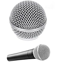 Cappuccio Per Microfono A Palla Nera - Protezione Parabrezza Per SM58, SLX24, PGX24, Beta58A - Foto 9