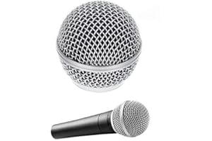 ANGELKISS Ersatz-Vocal-Mikrofon-Gitter für Shure SM58 SM58LC SM58SK SM58S