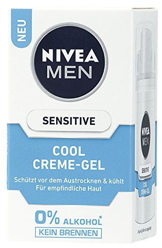NIVEA Men, Kühlendes Creme-Gel für Männer, 50 ml Spender, Sensitive Cool, 0% Alkohol - 3