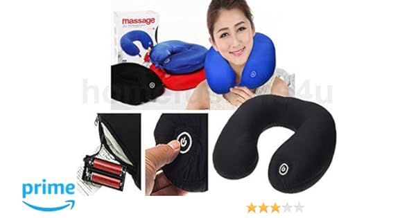 Anva Neck Massage Cushion Mp3 With Stereo Speaker Music Home
