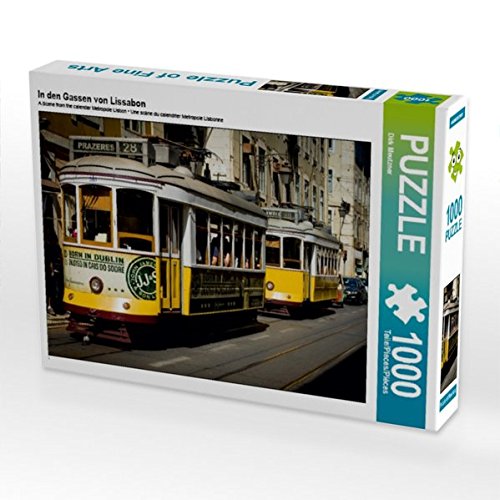 Preisvergleich Produktbild in Den Gassen von Lissabon 1000 Teile Puzzle Quer
