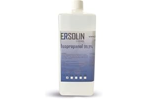 ERSOLIN Isopropanol (IPA, Isopropylalkohol, 2-Propanol) 99,9% 1 Liter - Flasche