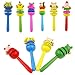 seguryy 1pc Cartoon Wooden Rattle Baby Kids Children Educational Toys Musical Toy Instrument Accessories