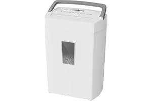 Bonsaii 10-Blatt Aktenvernichter P4, Mikroschnitt schredder für 21L Behälter, Anti-Blockier-System & Überhitzungsschutz für Büro/Homeoffice, C275-B