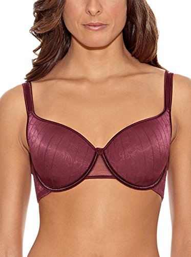 Selene Vanessa, Sujetador Copa Foam con Aros Para Mujer, Burdeos, ES 105C