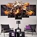 Produktbild WEPAINT Leinwanddruck Bild Wandkunst 5 Stücke Spiel Immortal Journey League Legend Jax Malerei Wohnkultur Modul Poster Wohnzimmer Rahmen Frame_40X60_40X80_40X100cm
