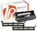Produktbild Bubprint Multipack 2 Toner + Bildtrommel kompatibel für Panasonic 2 KX-FAT 88X KX-FAT88X schwarz + KX-FAD 89X KX-FL 400 KX-FL 401
