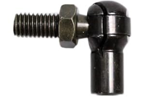 JINGLINGKJ M8 Female Thread Detachable 10MM Ball Socket Steel Stainless Lift Support Ball Stud Joint Connector End Fitting Bearing Joint 2pcs (2 pcs M8 Thread)