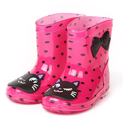 Jungen Gummistiefel Kinderschuh Baby Wasserdicht Schuhe (Alter 2-6 Jahre) GudeHome