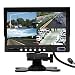 Produktbild KIPTOP 7 Zoll Monitor TFT Farb Monitor 4 Video Eingänge Multi Signale gleichzeitig Display mit Farb Kamera IP67 inkl. 20 Meter Anschlusskabel (12-24 Volt)
