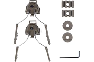 ATAIRSOFT Taktische Airsoft Kopfhörer Arc Rail Adapter für Comtac Kopfhörer Fast Helm Seitenschiene