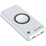 VARTA 2 in 1 Power Bank Wireless, caricabatterie senza fili, caricatore portatile Batteria Esterna 20000 mAh, carica contempo