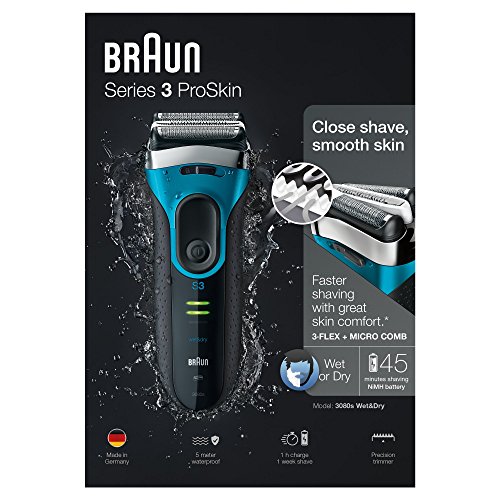 Braun Series 3 3080 Elektronischer Nass- und Trockenrasierer - 7