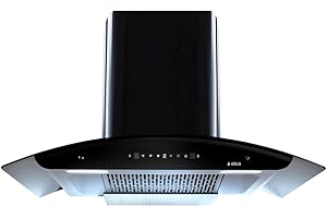 Elica 90 cm 1425 m3/hr Filterless Autoclean Kitchen Chimney with Free Installation Kit (WD TFL HAC 90 MS NERO, Touch + Motion
