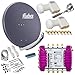 Produktbild FUBA 8 Teilnehmer 2 SAT Digital SAT Anlage DAA850A + Opticum LNB 0,1dB FULL HDTV 4K + PMSE Multischalter 9/8 + 24 Vergoldete F-Stecker Gratis dazu
