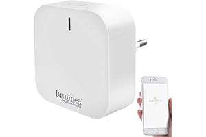 ‎LUMINEA Luminea Home Control Bridge, Bluetooth: WLAN-Gateway mit Bluetooth-Mesh für Smart-Home-Geräte mit ELESION (Geräte in Einbinden, to WLAN, über Internet)