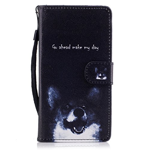 BONROY Honor 8 Wallet Case, Honor 8 Leather Case, Folio Flip Case Cover for Huawei Honor 8 with Strap, Premium Soft PU Leather Notebook Wallet Cute Animal Cat Pattern Design Case with [Kickstand] Stand Function Card Holder and ID Slot Slim Flip Protective Skin Cover for Huawei Honor 8