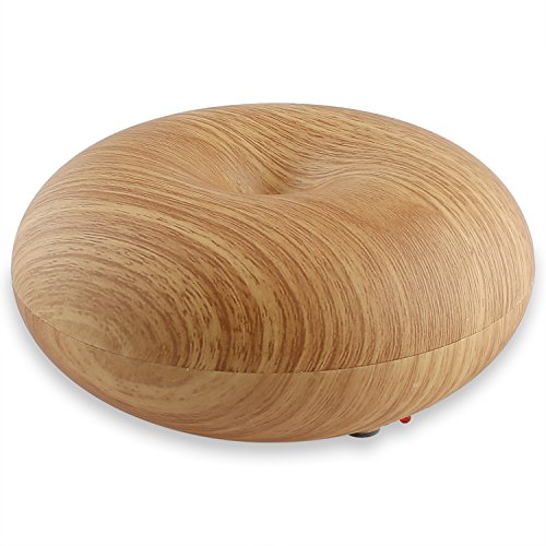 Preisvergleich Produktbild JCMASTER® Luftbefeuchter Aroma Diffuser Duftzerstäuber Humidifier Vernebler, Elektrisch Helle Holzmaserung Ultraschall EU (hell)