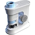 Eazy Kids Little Story Scientific Portable Optical Microscope Toy(40-160X Zoom), STEM Series - Blue