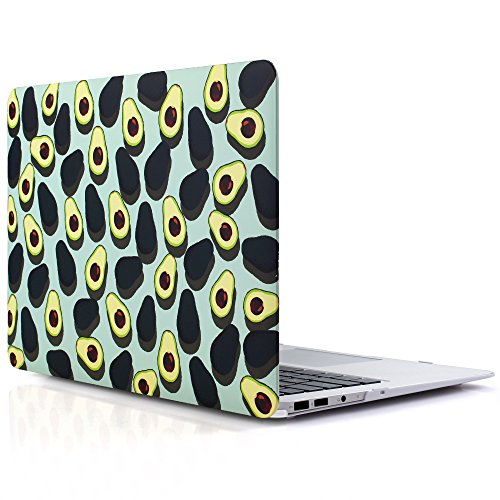 iDOO MacBook Schutzhülle / Hard Case Cover Laptop Hülle [Für MacBook Air 13 Zoll: A1369/A1466] - matt, Avocados