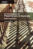 Front cover for the book An introduction to property law in Australia by Robert Chambers